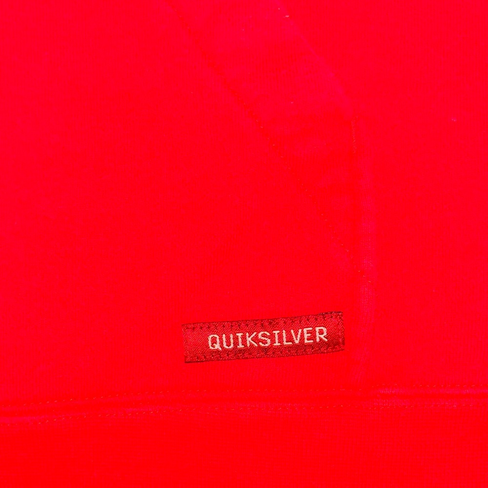 Vintage Quiksilver Bold Red Hoodie - Picture 3 of 7